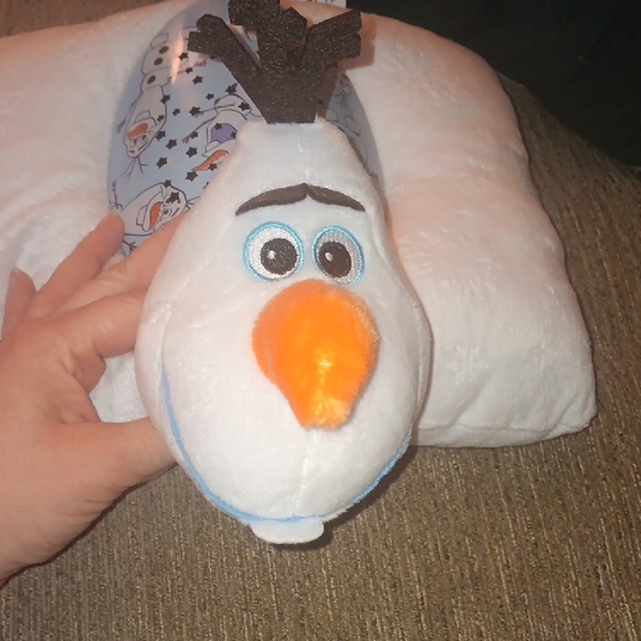 Disney's Frozen Olaf Plush Pillow Pet/ Sleeptime Lites - Picture 5 of 8
